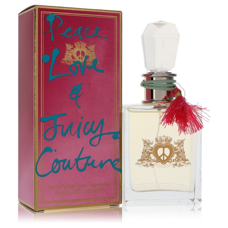 Peace Love & Juicy Couture by Juicy Couture Eau De Parfum Spray 3.4 oz Peace Love & Juicy Couture by Juicy Couture Eau De Parfum Spray 3.4 oz